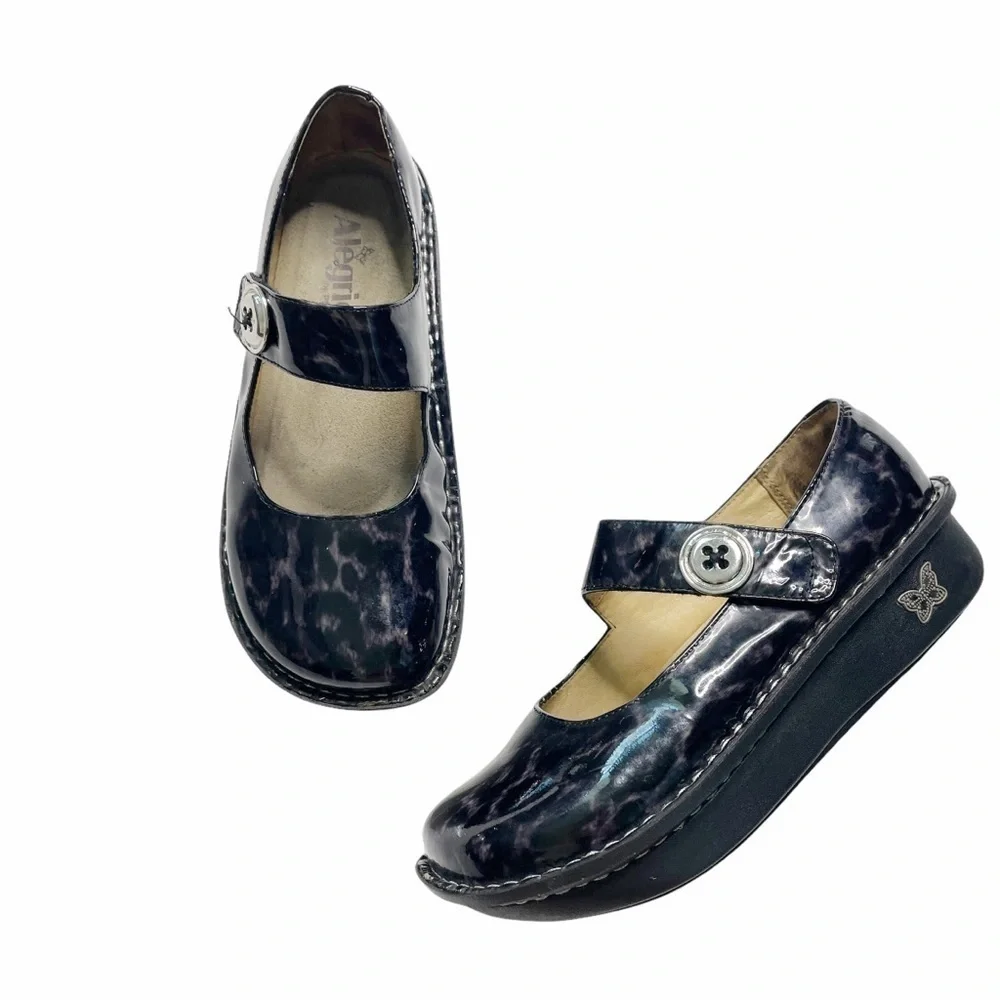 Alegria Paloma Mary Jane Leopard Comfort Shoe 37
